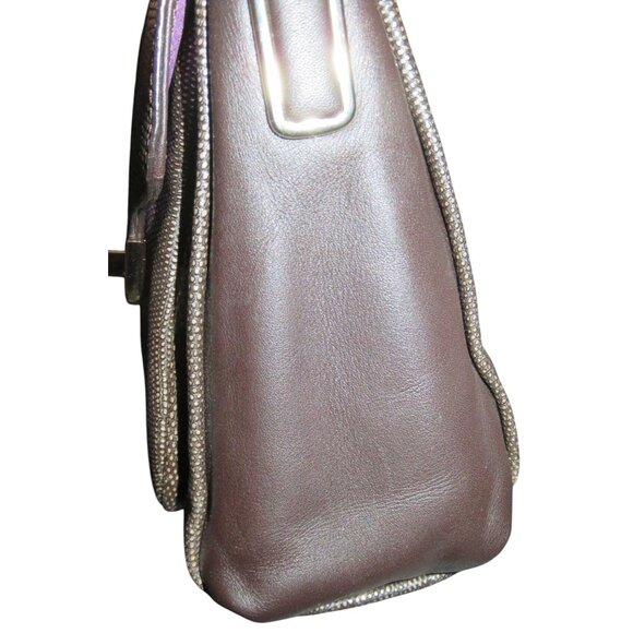 Coach 2013 Madison Glitter Lizard Sadie Flap Leather Crossbody Satchel in Brown - Picture 4 of 11